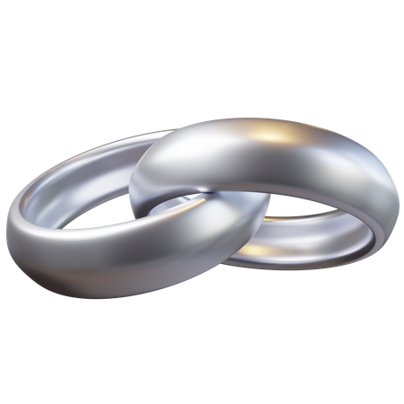 Anillo de bodas  3D Icon