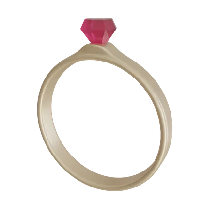 Anillo de bodas  3D Icon