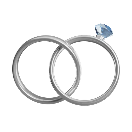 Anillo de bodas  3D Icon