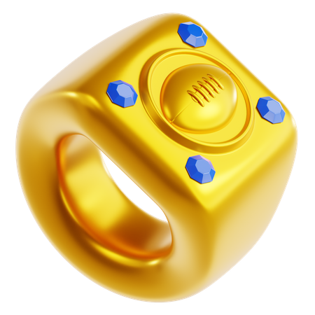 Anillo de campeón  3D Icon