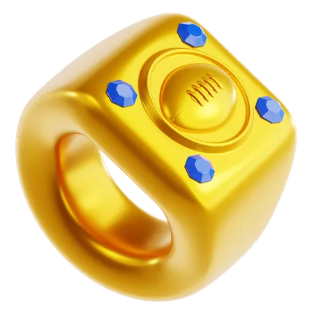 Anillo de campeón  3D Icon