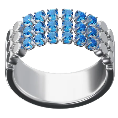 Anillo de coctel  3D Icon