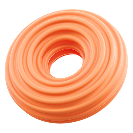 Anillo de rosquilla  3D Icon