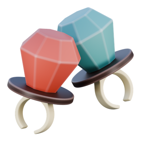 Anillo de caramelo  3D Icon