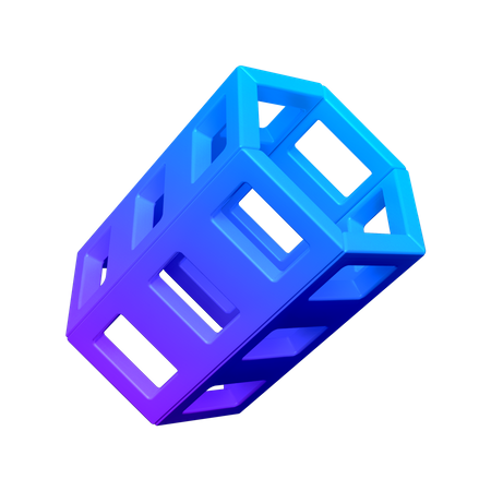 Forma abstracta del anillo de filtro  3D Icon