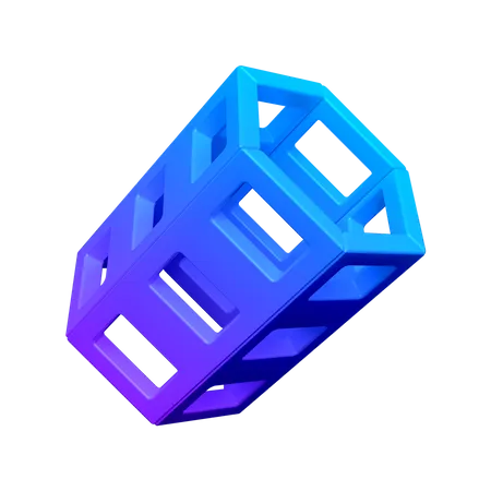 Forma abstracta del anillo de filtro  3D Icon