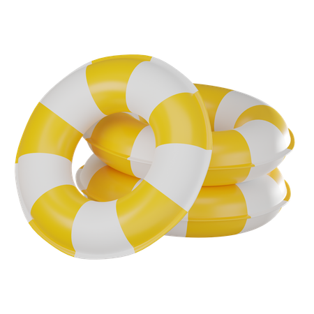 Anillo de natación  3D Icon