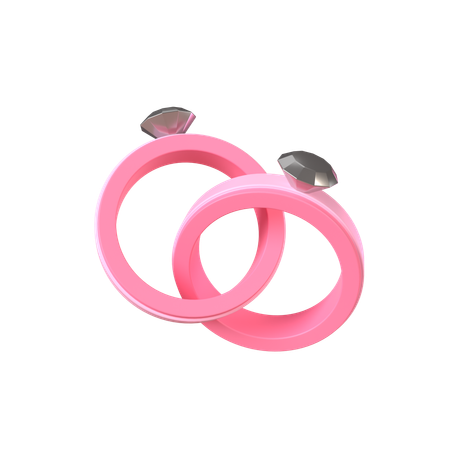 Anillo de pareja  3D Icon