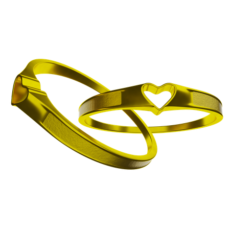 Anillo de pareja  3D Icon