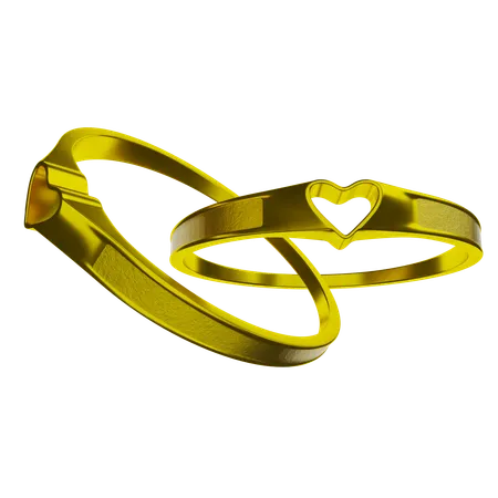 Anillo de pareja  3D Icon