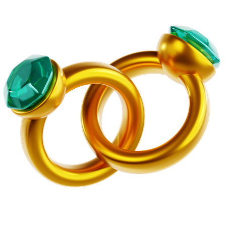 Anillo de pareja  3D Icon