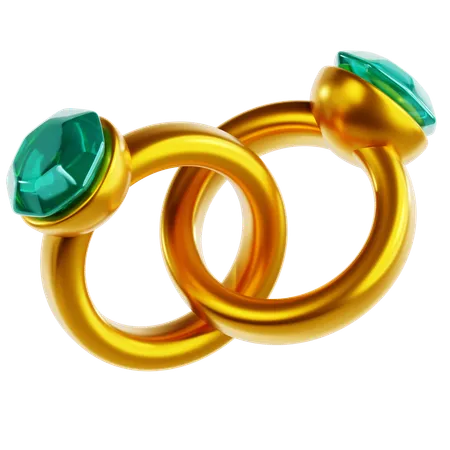 Anillo de pareja  3D Icon