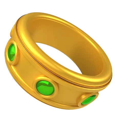 Anillo de piedra  3D Icon