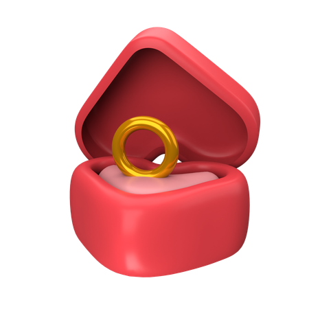 Anillo de san valentin  3D Icon