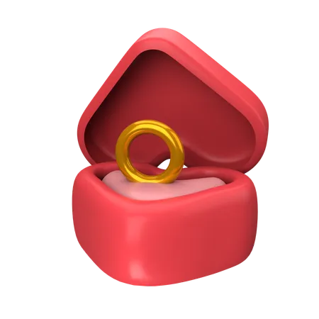 Anillo de san valentin  3D Icon