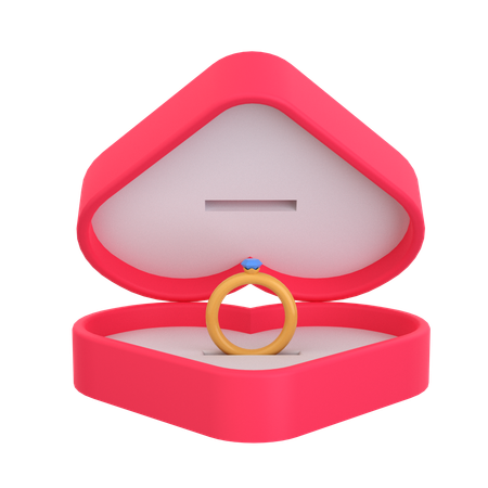 Anillo de san valentin  3D Icon