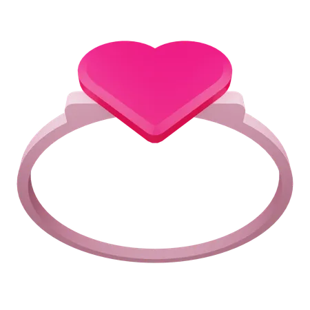 Anillo de san valentin  3D Icon