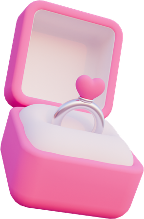 Anillo de san valentin  3D Icon