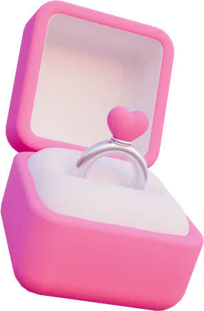 Anillo de san valentin  3D Icon