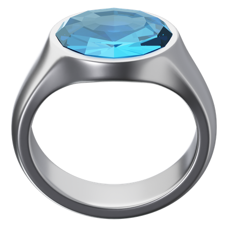 Anillo de sello  3D Icon