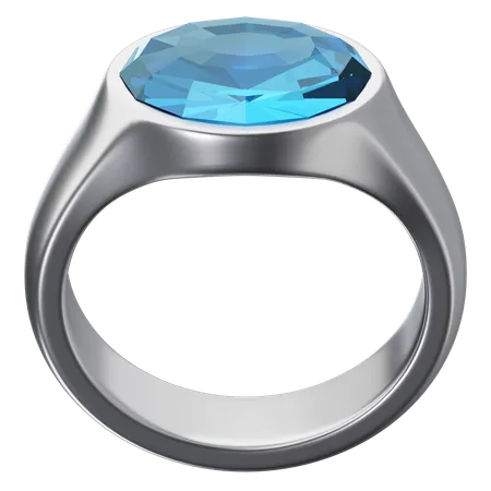 Anillo de sello  3D Icon