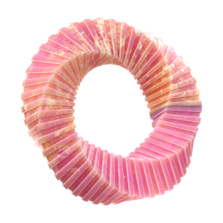 Forma abstracta de anillo espiral  3D Icon