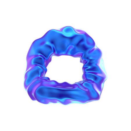 Forma abstracta de anillo espiral  3D Icon