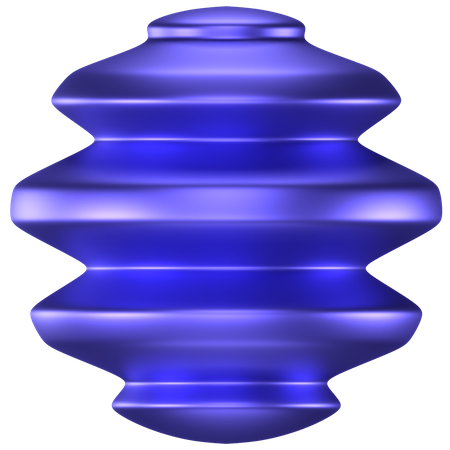 Forma abstracta de anillo espiral  3D Icon