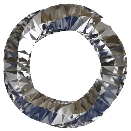 Anillo forma abstracta  3D Icon