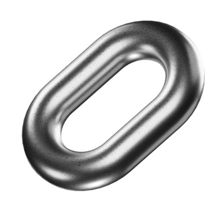 Anillo forma abstracta  3D Icon