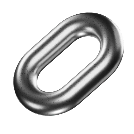 Anillo forma abstracta  3D Icon