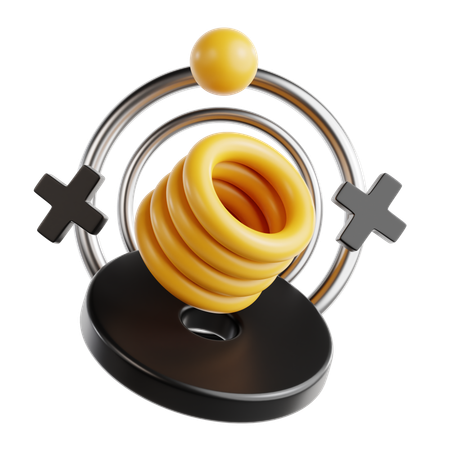 Anillo forma abstracta  3D Icon