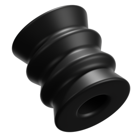 Anillo forma abstracta  3D Icon