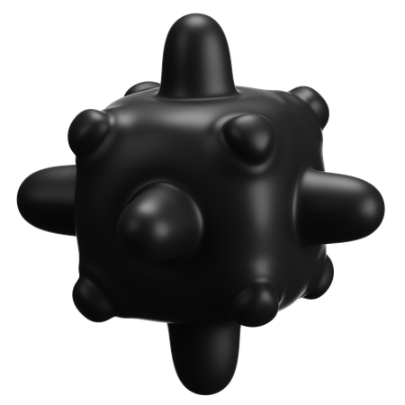Anillo forma abstracta  3D Icon