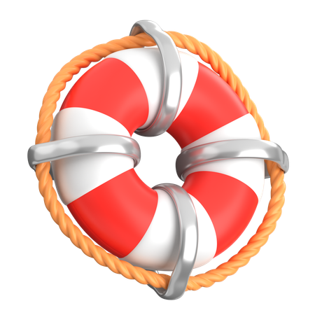 Anillo salvavidas  3D Icon