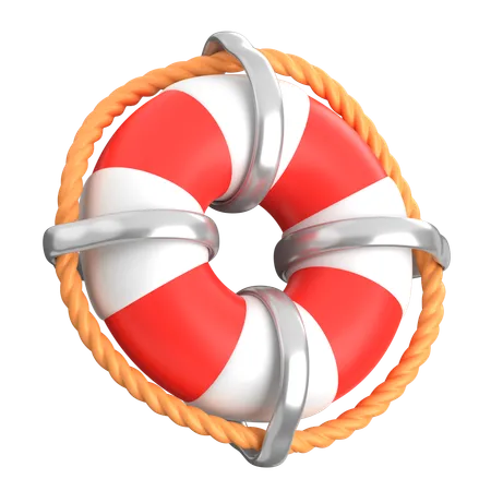 Anillo salvavidas  3D Icon