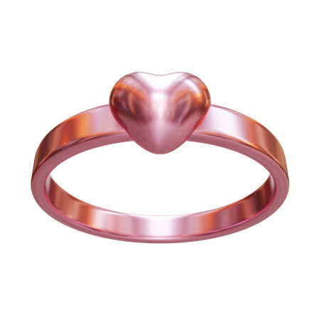 Anillo de san valentin  3D Icon