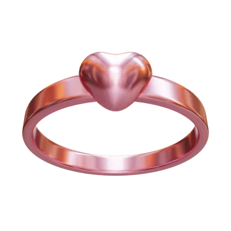 Anillo de san valentin  3D Icon