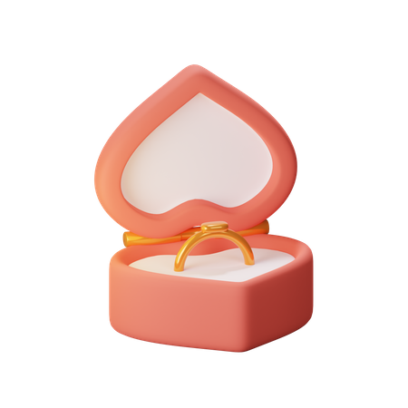 Anillo de san valentin  3D Icon