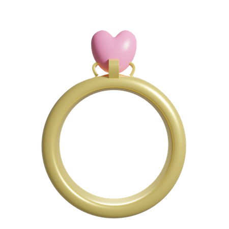 Anillo de san valentin  3D Icon