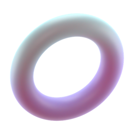 Anillo toroidal  3D Icon