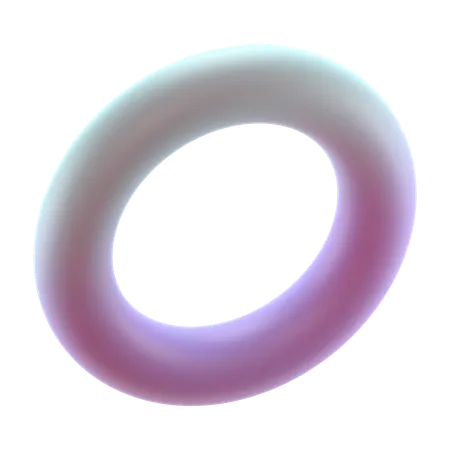 Anillo toroidal  3D Icon