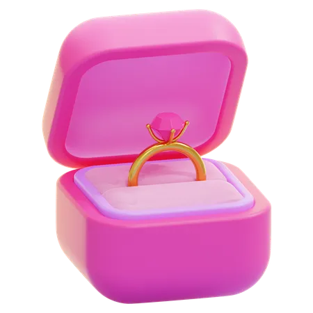 Anillos de boda  3D Icon