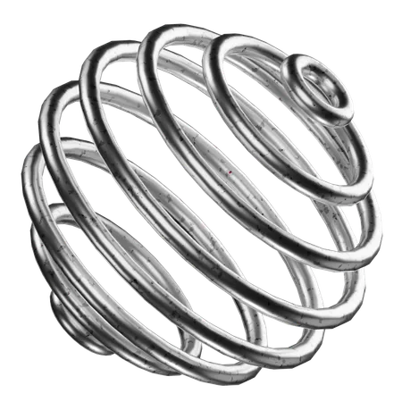 Anillos forma abstracta  3D Icon