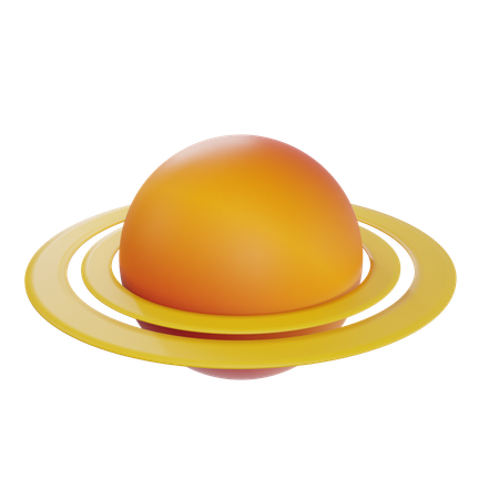 Anillos de saturno  3D Icon