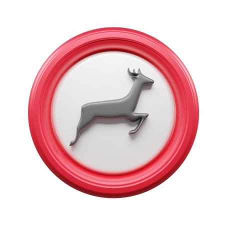 Animal delante  3D Icon