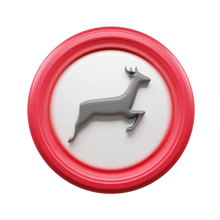 Animal delante  3D Icon