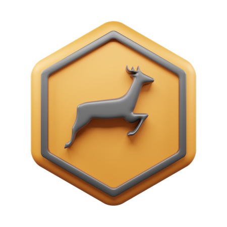 Animal delante  3D Icon