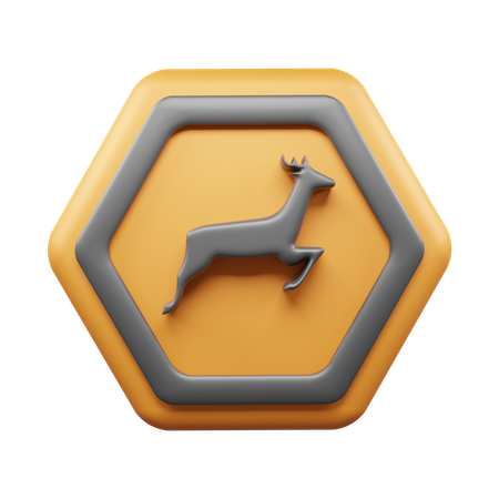 Animal delante  3D Icon