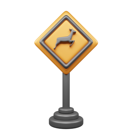 Animal Ahead  3D Icon